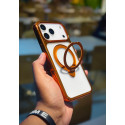 New Design i-Mike Crystal Clear Magnetic Stand Case for iPhone