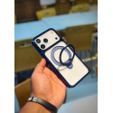 New Design i-Mike Crystal Clear Magnetic Stand Case for iPhone