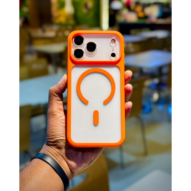 Fashion Clear Magnetic For Magsafe Wireless Charge Case For iPhone