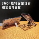 Electroplated Transparent Anti-Drop Long Strip Stand Phone Case for iPhone