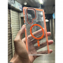 Anti Yellow Crystal Clear Camera Stand Windows Protective Case For Samsung Galaxy