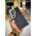 Luxury Carbon Fiber Camera Window Protective Design Phone Case for Samsung Galaxy
