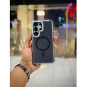 Luxury Carbon Fiber Camera Window Protective Design Phone Case for Samsung Galaxy
