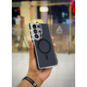 Luxury Carbon Fiber Camera Window Protective Design Phone Case for Samsung Galaxy