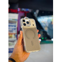 Luxury Carbon Fiber Camera Window Protective Design Phone Case for iPhone 