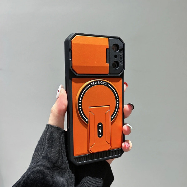 Classic Full Lens Protection Fold Stand Magnetic Phone Cases For iPhone