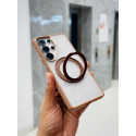 Ultra Design Poly Carbonate Camera Metal Bumper Magsafe Magnetic Stand Case For Samsung Galaxy