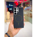 Luxury Shockproof MagSafe Magnetic PU Leather Case for Samsung Galaxy