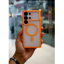 Ultra Slim Frosted Translucent Matte TPU Bumper Mag-Safe Case for Samsung Galaxy