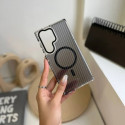 Luxury Carbon Fiber Camera Window Protective Design Phone Case for Samsung Galaxy