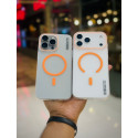 Ultra Slim Matte Finishing Orange Color Magsafe Case For iPhone (Sydnee)