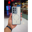 Luxury Shockproof MagSafe Camera Window Protective Case for Samsung Galaxy