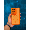 Luxury Shockproof MagSafe Camera Window Protective Case for Samsung Galaxy
