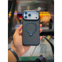 Luxury Denim Texture Magsafe Magnetic Stand Case for iPhone