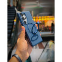 Luxury Denim Texture Magsafe Magnetic Stand Case for Samsung Galaxy