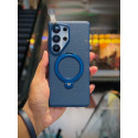 Luxury Denim Texture Magsafe Magnetic Stand Case for Samsung Galaxy