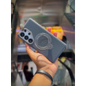 Luxury Denim Texture Magsafe Magnetic Stand Case for Samsung Galaxy
