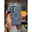 Luxury Denim Texture Magsafe Magnetic Stand Case for Samsung Galaxy