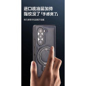 For Samsung Galaxy Z Fold Magnetic Wireless Charging Leather Holder Business Phone Case Shock Resistant Protective Cover