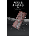 For Samsung Galaxy Z Fold Magnetic Wireless Charging Leather Holder Business Phone Case Shock Resistant Protective Cover