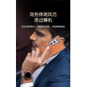 For Samsung Galaxy Z Fold Magnetic Wireless Charging Leather Holder Business Phone Case Shock Resistant Protective Cover