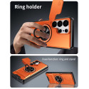 Samsung Ultra Series Magnetic Ring Stand Case with Camera Slide Cover for Samsung Galaxy
