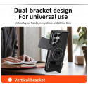 Samsung Ultra Series Magnetic Ring Stand Case with Camera Slide Cover for Samsung Galaxy