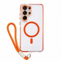 Anti Yellow Crystal Clear Camera Stand Windows Protective with Ribbon Case For Samsung Galaxy