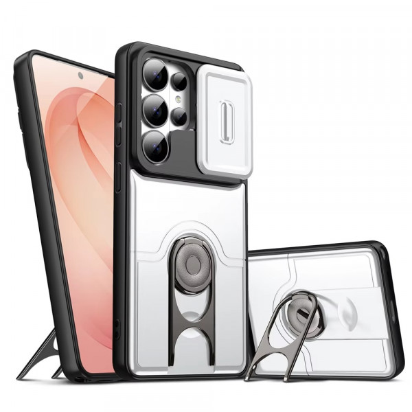 Shockproof Heavy Hard Case with Stand Case for Samsung Galaxy S26 Ultra S25 Ultra S24 Ultra S23 Ultra