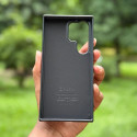 New Premium Pu Lather Camera Bumper Metal Case For Samsung