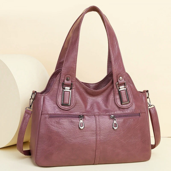 Leather Bag (Onion colour)