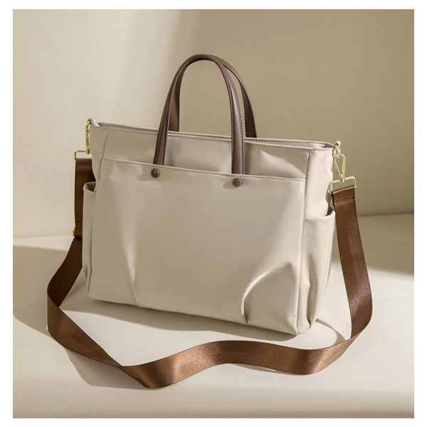 Women Large Capacity Outdoor Tote Bag (অফ হোয়াইট কালার)