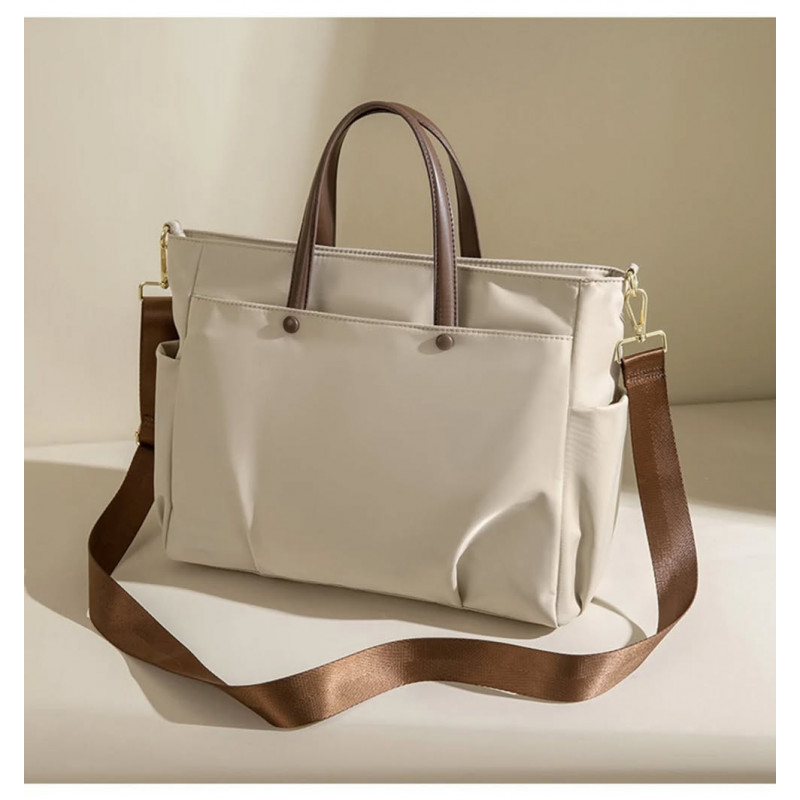 Women Large Capacity Outdoor Tote Bag (অফ হোয়াইট কালার)