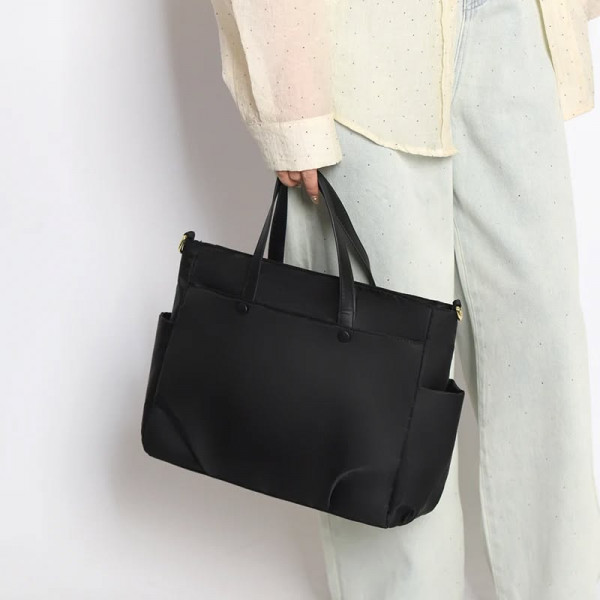 Women Large Capacity Outdoor Tote Bag (Black)