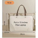 Women Large Capacity Outdoor Tote Bag (Black)