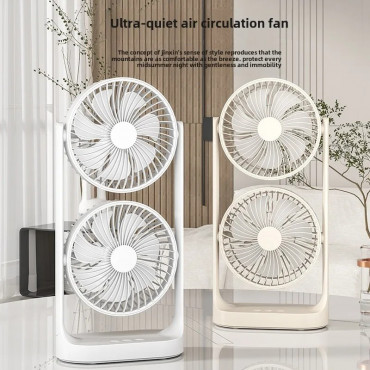Rechargeable Dual Fan