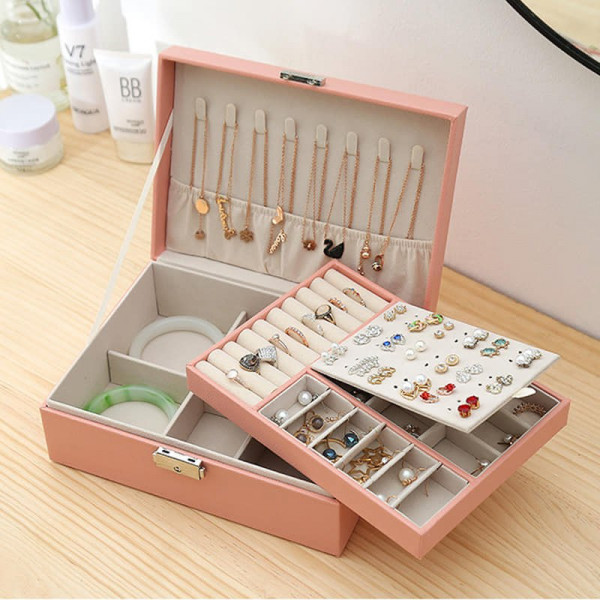 Jewelry Storage Organizer (Pink colour)