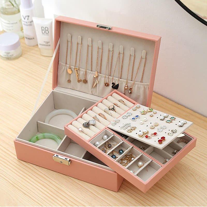 Jewelry Storage Organizer (Pink colour)