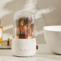 360° Rotating Portable Makeup Brushes Holder ( White Colour)