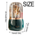 360° Rotating Portable Makeup Brushes Holder ( White Colour)