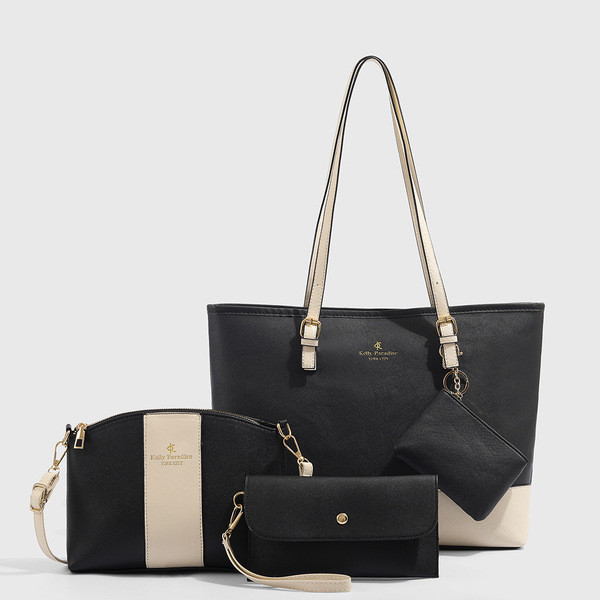 4 Pcs Set Ladies Combo Bag (Black)