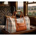 Travel Duffel Bag (ক্রিম-ব্রাউন)