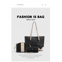4 Pcs Set Ladies Combo Bag (Black)