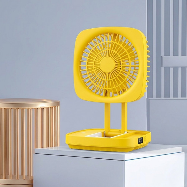 Folding Fan JK-F666 (Yellow Colour)