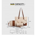 4 Pcs Set Ladies Combo Bag (Off-White)