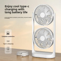 Rechargeable Dual Fan