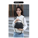 Nylon Cloth Shoulder Bag (Black)
