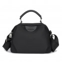 Nylon Cloth Shoulder Bag (Black)