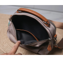 Nylon Cloth Shoulder Bag (Grey)