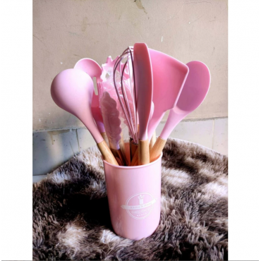 12 Pcs Silicone Spoo...